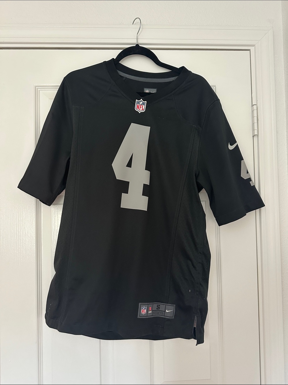 Nike Raiders Derek Carr Jersey Men’s Size S